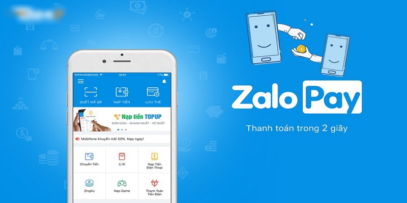 Nạp tiền 123B qua Zalo Pay cực đơn giản